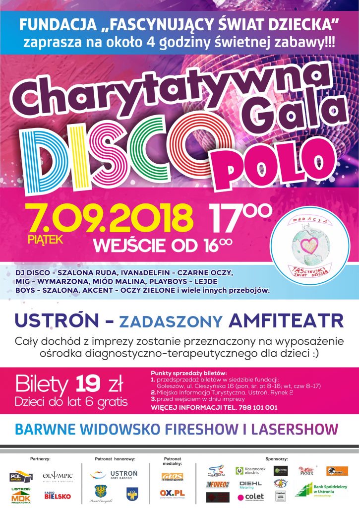 Charytatywna gala disco-polo w Ustroniu