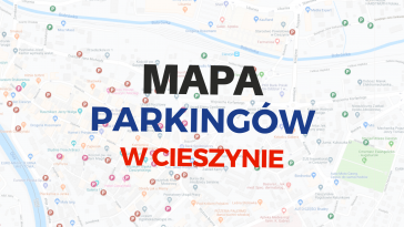 mapa parkingów cieszyn